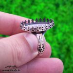 رکاب نقره سرنیزه ای مردانه رکاب فارسی