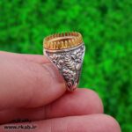 نقره انگشتر مردانه سیلور رکاب فارسی