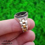 انگشتر سنگ ساعتی رولکس رکاب فارسی