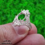 رکاب انگشتر زنانه پرنسس نقره 925 رکاب فارسی