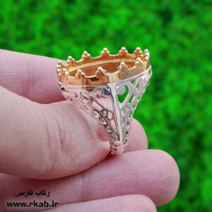 رکاب نقره شاهین مردانه رکاب فارسی