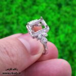 رکاب نقره نازنین آبکاری طلاسفید رکاب فارسی