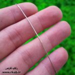 زنجیر نقره ترکیه ای 50 سانتی مدل ماری رکاب فارسی