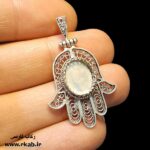 مدال نقره دست برکت رکاب فارسی رکاب فارسی