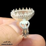 انگشتر نقره رکاب فارسی رکاب فارسی