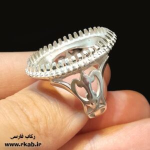 رکاب نقره مردانه سعدی رکاب فارسی