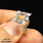 نقره فروشی آنلاین رکاب فارسی انگشتر جواهری رکاب فارسی