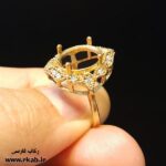 انگشتر زنانه بدلیجات صادراتی رکاب فارسی