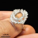 انگشتر زنانه نقره لوکس