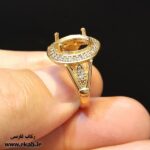 پایه انگشتر زنانه گلدستون رکاب فارسی