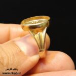 انگشتر طلاروس شهاب مردانه