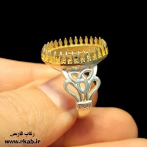 انگشتر نقره ارشیا تاج برنجی در فروشگاه رکاب فارسی