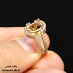 انگشتر زنانه دیانا طلاروس در فروشگاه رکاب فارسی