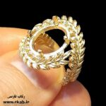 رکاب زنانه طلاروس خوشه گندم رکاب فارسی