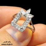 رکاب زنانه هانا نقره 925 آبکاری طلاسفید در فروشگاه رکاب فارسی