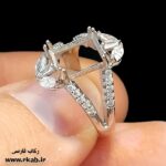 رکاب نقره کاترین زنانه عیار 925 در فروشگاه رکاب فارسی