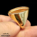 انگشتر ساده مردانه فیلی رکاب فارسی