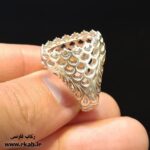 رکاب نقره قمصر مدل مردانه رکاب فارسی