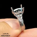 رکاب زنانه بدل جمره طرح طلاسفید رکاب فارسی