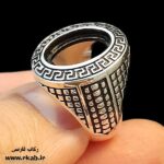 رکاب نقره سیاه قلم اسپرت رکاب فارسی