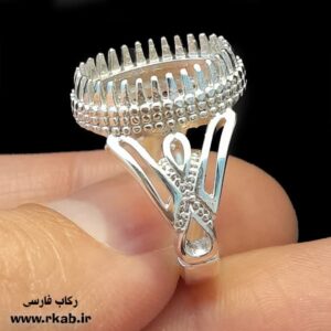 انگشتر مردانه بدلیجات ارزان رکاب فارسی