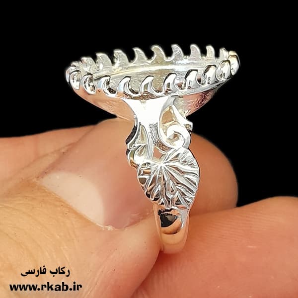 رکاب روکش نقره تاک رکاب روکش نقره تاک مدل مردانه - Image 1