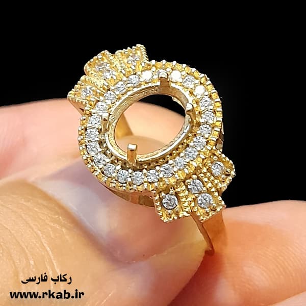 رکاب طلاروس دیاما زنانه رکاب طلاروس دیاما رکاب فارسی