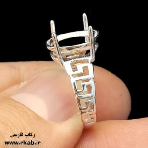 رکاب ورساچ روکش نقره زنانه رکاب فارسی