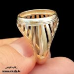 رکاب طلاروس مردانه سوق رکاب فارسی