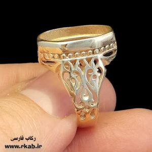 رکاب طلاروس مردانه نهاوند رکاب فارسی