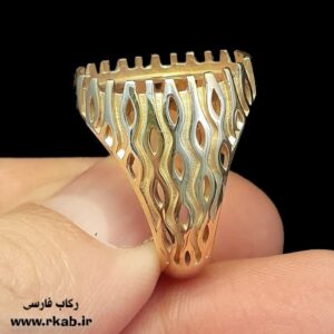 رکاب طلاروس کلاله مردانه رکاب فارسی