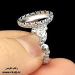 رکاب روکش طلاسفید گلشن رکاب فارسی