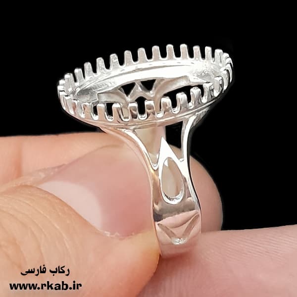 رکاب روکش نقره بصره رکاب روکش نقره بصره مدل مردانه رکاب فارسی