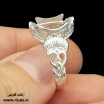 رکاب روکش نقره تای مدل مردانه رکاب فارسی