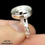 رکاب روکش نقره رزینی مدل مردانه رکاب فارسی