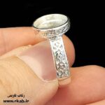 رکاب روکش نقره پدل مردانه مناسب سنگ و رزین رکاب فارسی