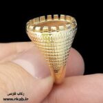 رکاب مشابه طلا 18 عیار مردانه طلاروس رکاب فارسی
