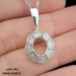مدال روکش نقره افرینه رکاب فارسی
