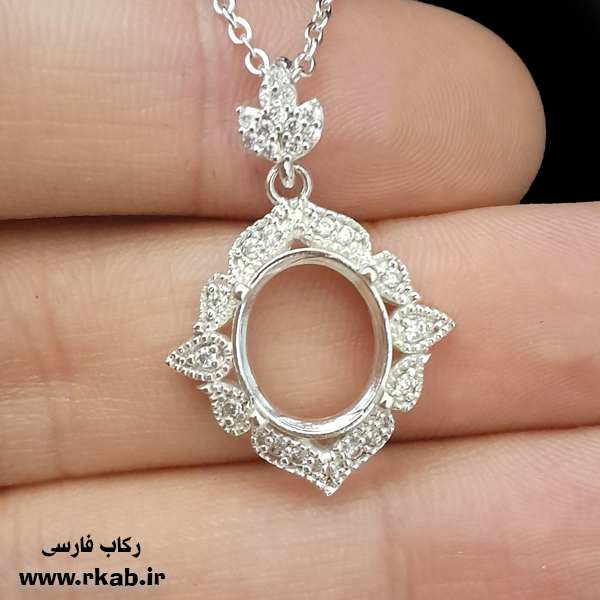 مدال روکش نقره کلات مدال روکش نقره کلات مدل مردانه رکاب فارسی