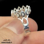 رکاب روکش نقره گیان مدل مردانه سایز کوچک رکاب فارسی