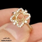 رکاب طلاروس زنانه نازگل رکاب فارسی