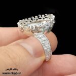 رکاب مردانه جانم علی روکش نقره رکاب فارسی