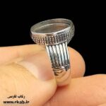 انگشتر مان استیل دایره رکاب فارسی