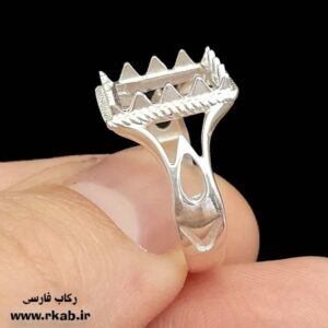 رکاب مردانه نقره صفه عیار تضمینی رکاب فارسی