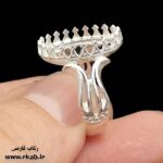 رکاب نقره 925 میانکاله مدل مردانه تضمینی رکاب فارسی