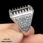 رکاب مان استیل چهارگوش مغزسفید بدنه سیاه قلم رکاب فارسی
