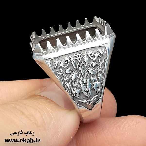 رکاب مان استیل چهارگوش رکاب مان استیل چهارگوش مغزسفید بدنه سیاه قلم رکاب فارسی