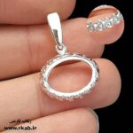مدال روکش نقره کاج رکاب فارسی