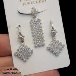 نیم ست زنانه ژوپینگ روکش نقره رکاب فارسی