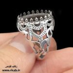 رکاب مان استیل اسفجین بدنه سیاه قلم رکاب فارسی